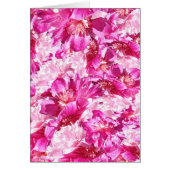 Pink & Magenta Peony Floral Pattern Blank (Vorne)
