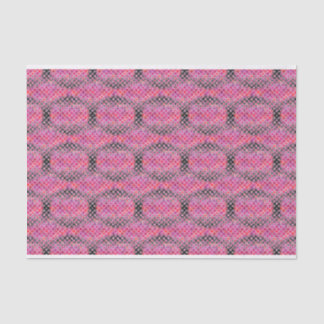 Pink Magenta Splash Bricks Muster Seidenpapier