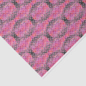 Pink Magenta Splash Bricks Muster Seidenpapier (Ausschnitt)