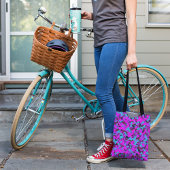 Pink magenta türkis Camouflage Camouflage Muster Tasche