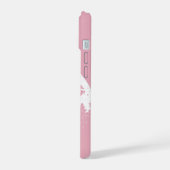 Pink Magic Christmas iPhone 15 Hülle (Linke Seite)