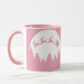 Pink Magic Christmas Tasse (Links)