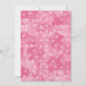 Pink Magic Geburtstagsparty Einladung (Rückseite)