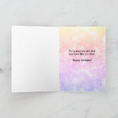 Pink Magical Fairy 6. Geburtstagskarte Karte (Innenseite)