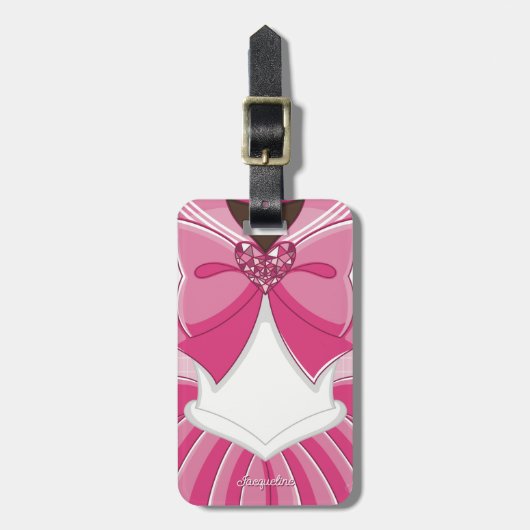 Pink Magical Girl III Gepäckanhänger (Vorderseite vertikal)