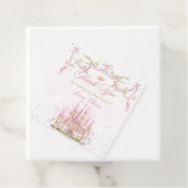 Pink Magical Princess Castle Birthday Gefallen Tag Geschenkanhänger (Beispiel)