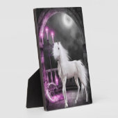 Pink Magical Unicorn Fotoplatte (Seite)