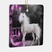 Pink Magical Unicorn Keramikornament (Rechts)