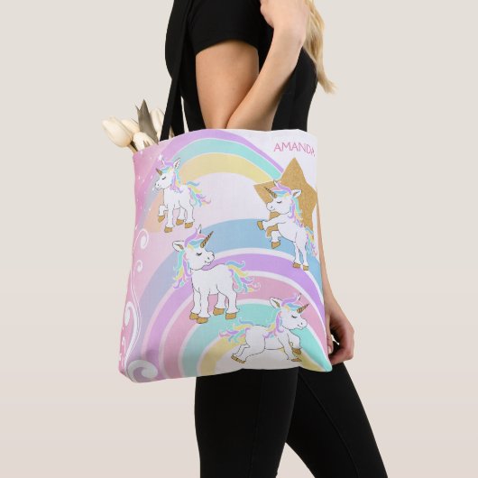 Pink Magical Unicorns Tasche (Von Nahem)
