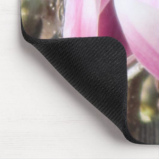 Pink Magnolia Blossom Mousepad (Ecke)