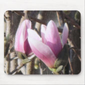 Pink Magnolia Blossom Mousepad (Vorne)