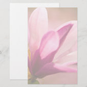 Pink Magnolia Briefpapier (Vorne/Hinten)