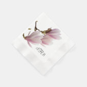 Pink-Magnolia-Ereignis Serviette (Ecke)