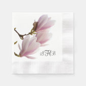 Pink-Magnolia-Ereignis Serviette (Vorderseite)