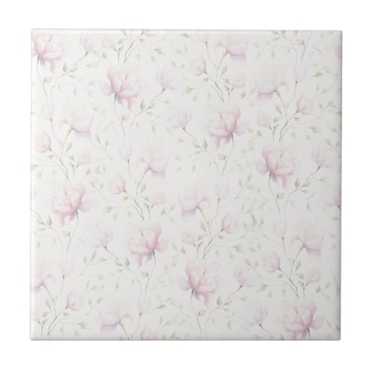 Pink Magnolia Fliese (Vorderseite)