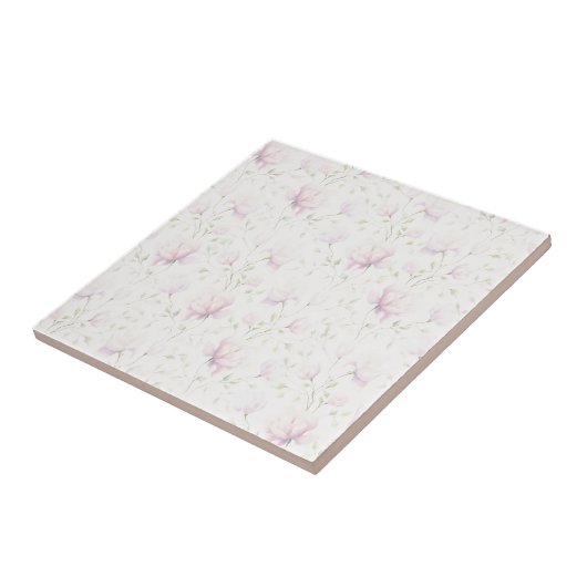 Pink Magnolia Fliese (Seite)