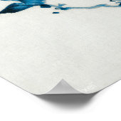 Pink Magnolia, Hokusai, Ukiyo-e Poster (Ecke)