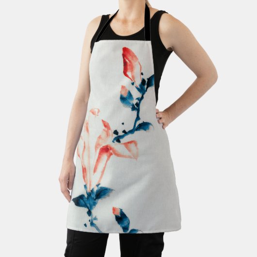 Pink Magnolia, Hokusai, Ukiyo-e Schürze (InSitu)