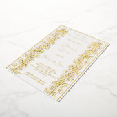 Pink Magnolia Probe Dinner Folieneinladung (Gedreht)