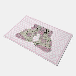 Pink Magnolia Staffordshire Hunde Rose Fußmatte