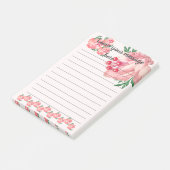 Pink Magnolia Verlasse Ihre Post-It-Notizen Post-it Klebezettel (angewinkelt)