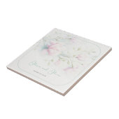 Pink Magnolia Wedding Fliese (Seite)