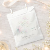 Pink Magnolia Wedding Geschenktütchen (Ausgeschnitten)