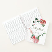 Pink Magnolia Wedding Planner Notebook Notizblock (Innenseite)