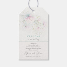 Pink Magnolia Wedding Willkommen