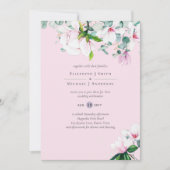 Pink Magnolias Sage Eukalyptus Lavender Wedding (Vorderseite)