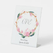 Pink Magnolias Sockelschild (Vorderseite)