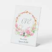 Pink Magnolias Sockelschild (Vorderseite)