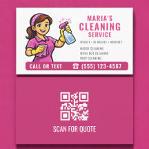 Pink Maid House Cleaning Service QR-Code