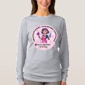 Pink Maid Janitorial Cleaning Service Uniform T-Shirt (Vorderseite)