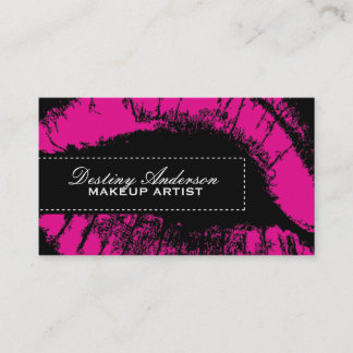 Pink-Make-upVisitenkarten Visitenkarte