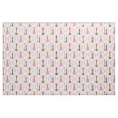 Pink Makeup Kosmetik Muster Kosmetologie Stoff (Fat Quarter (45,7 x 55,9 cm))
