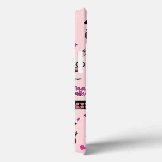 Pink Makeup Muster Telefongehäuse Case-Mate iPhone Hülle (Rückseite / Rechts)