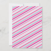 Pink Malibu Doll Pool Party Einladung (Rückseite)