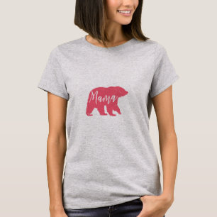 Pink Mama Bear Geschenk für Mütter Tag T-Shirt