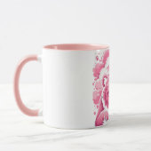 Pink Mama Bear Paw Prints Mothers Day Tasse (Links)