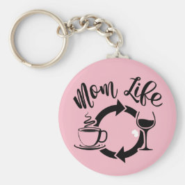 Pink Mama Life Schlüsselanhänger - Kaffeeweinwiede