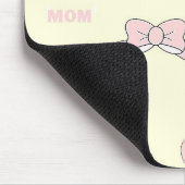 Pink-Mama-Muster Mousepad (Ecke)