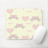 Pink-Mama-Muster Mousepad (Mit Mouse)
