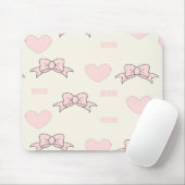 Pink-Mama-Muster Mousepad (Mit Mouse)