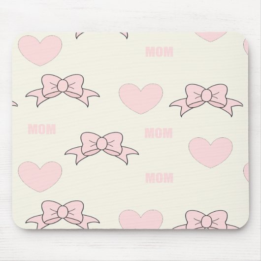 Pink-Mama-Muster Mousepad (Vorne)