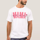 Pink Mama Shirt für Muttertag & Geburtstagsgeschen (Vorderseite)