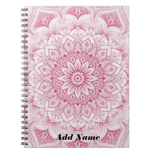 Pink Mandala Arabesque Notizblock