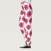 Pink Mandala Blume Benutzerdefinierte Leggings (Links)