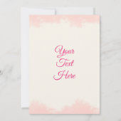 Pink-Mandala-Blume Dankeskarte (Rückseite)