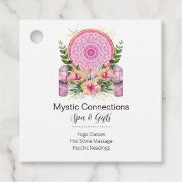 Pink Mandala Crystals Blume Energie Yoga Reiki Wel Geschenkanhänger